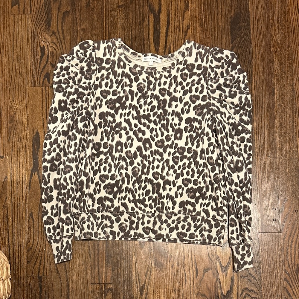 Rebecca Minkoff Astrid Blouse Animal Print